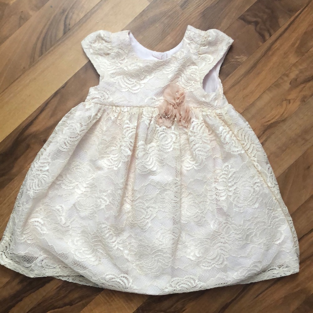 2T cream dress